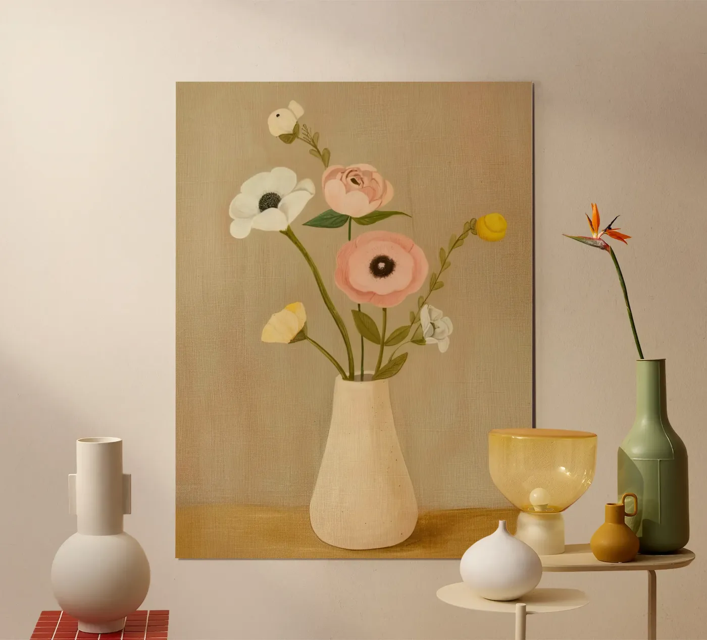 Soft Flowers poster by Rustic Grace Studio 02