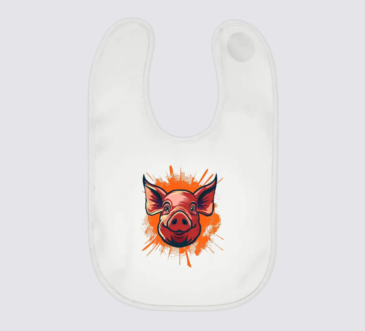 Pig baby slabbetje van Too Graphic