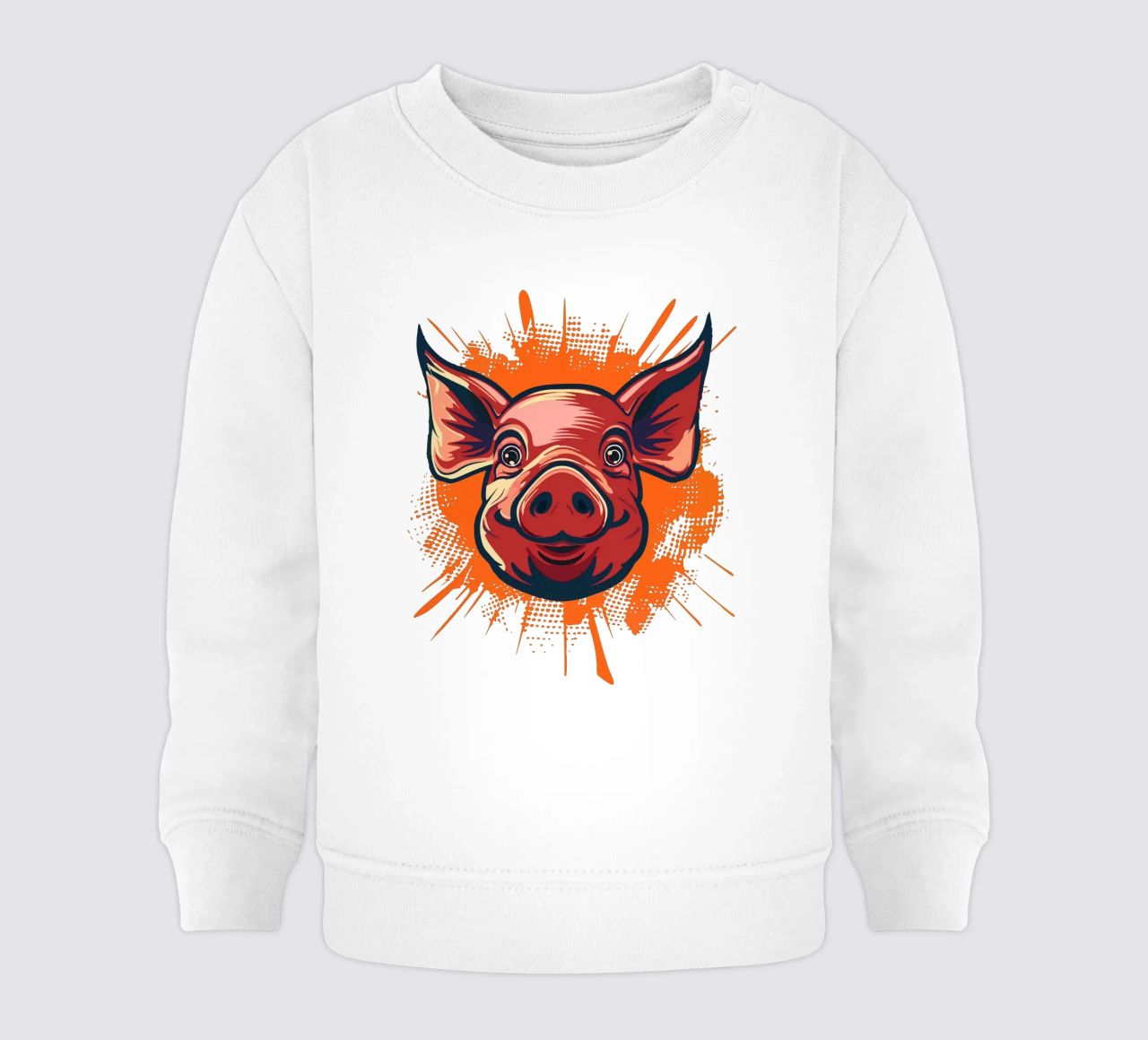 Pig felpa neonato da Too Graphic