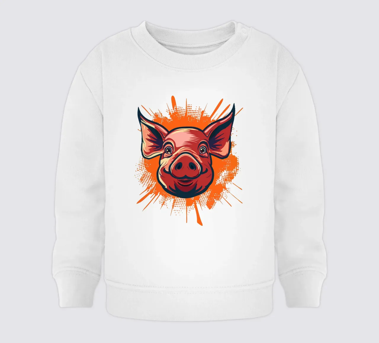 Pig felpa neonato da Too Graphic