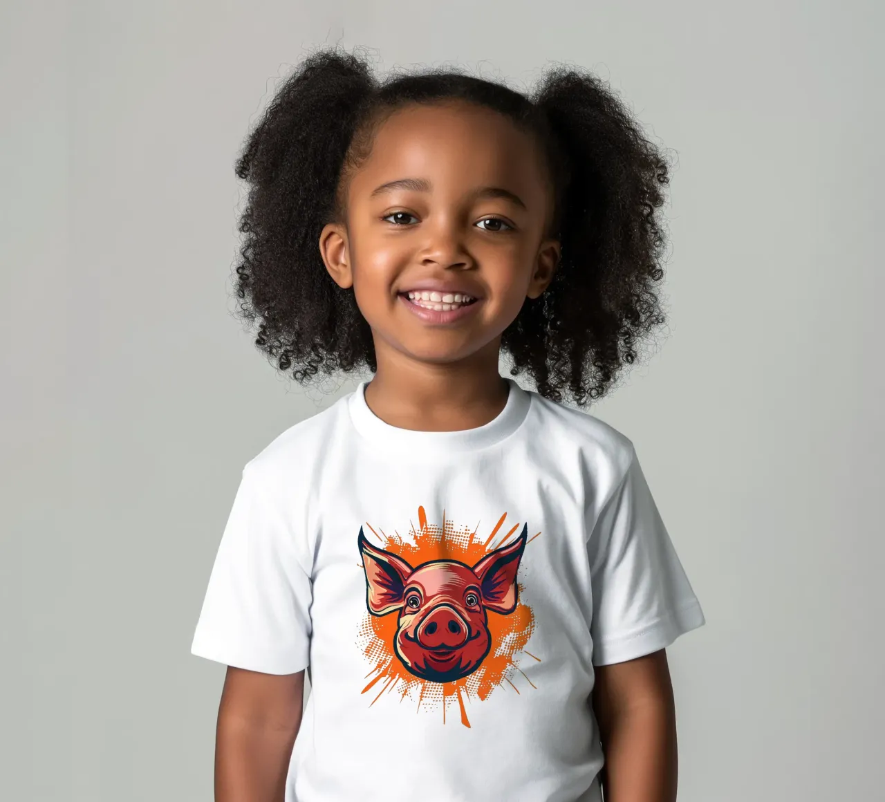 Pig t-shirt bambini da Too Graphic