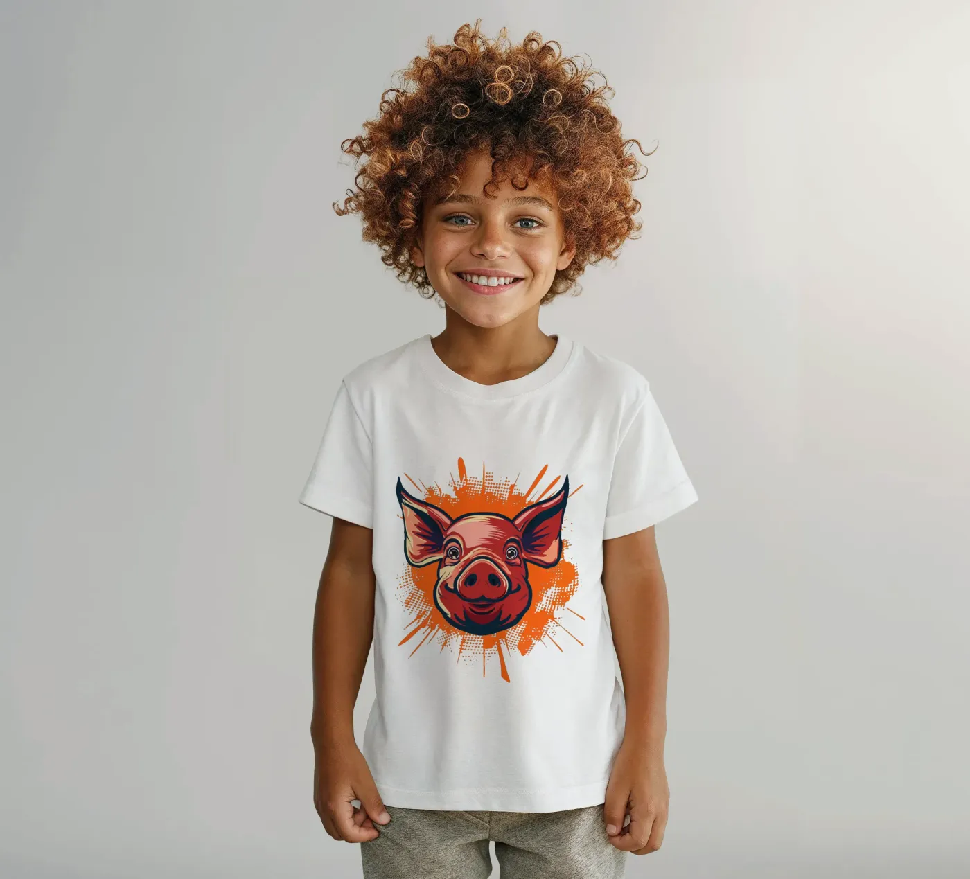Pig t-shirt bambini da Too Graphic