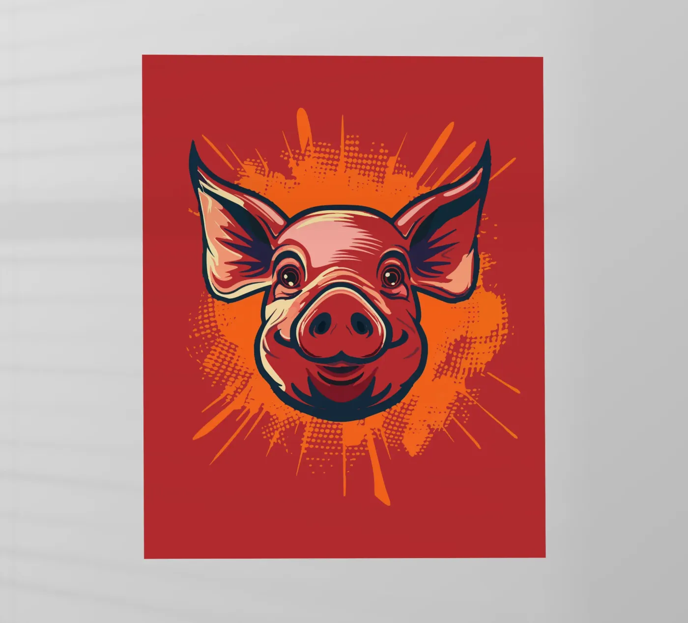 Pig pellicola backlit da Too Graphic
