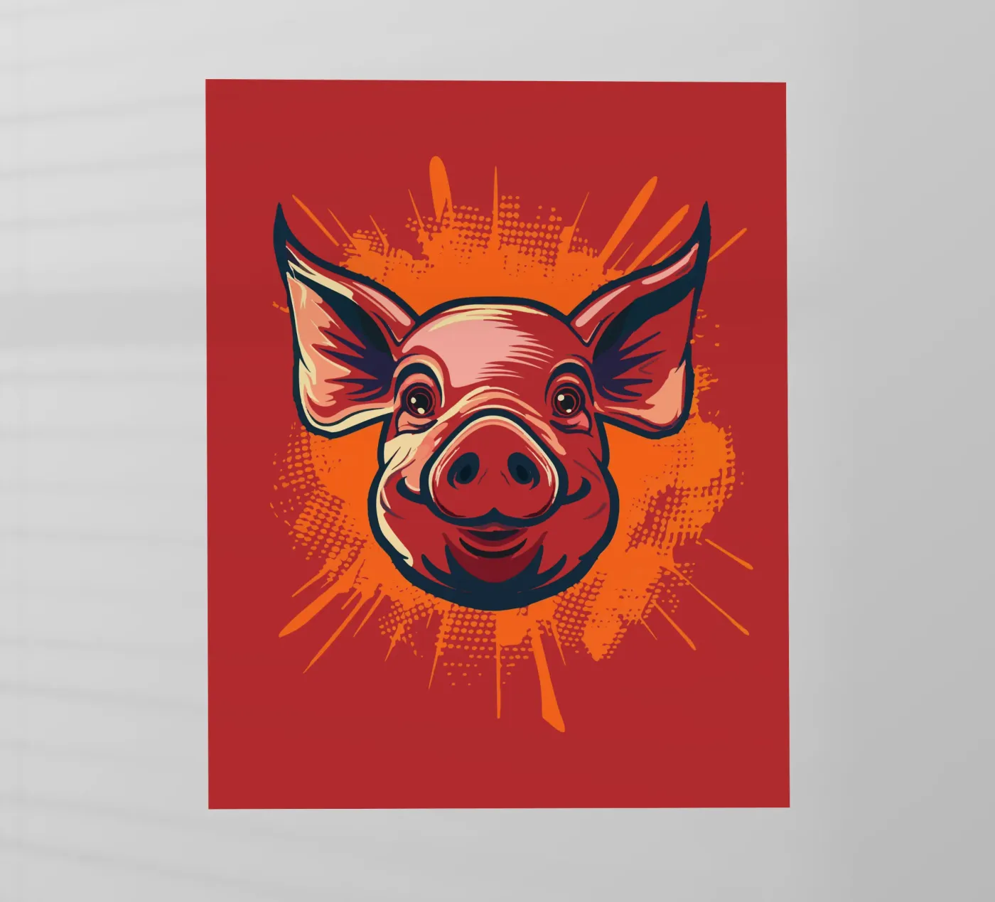 Pig pellicola backlit da Too Graphic