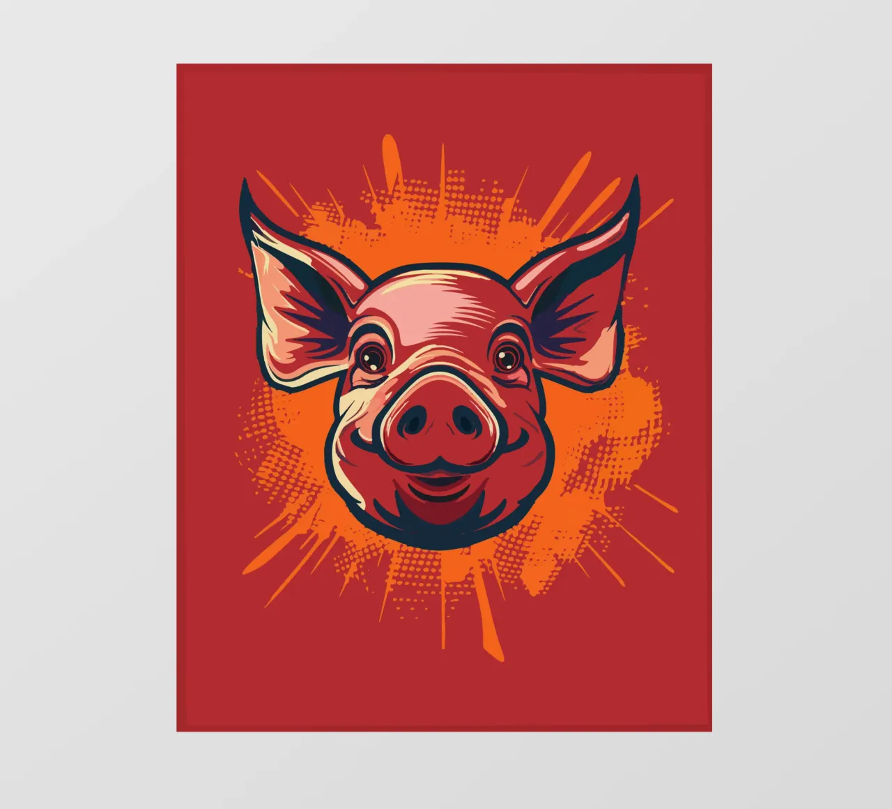 Pig telo in pvc da Too Graphic
