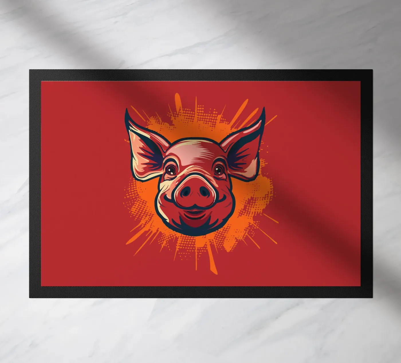 Pig deurmat van Too Graphic