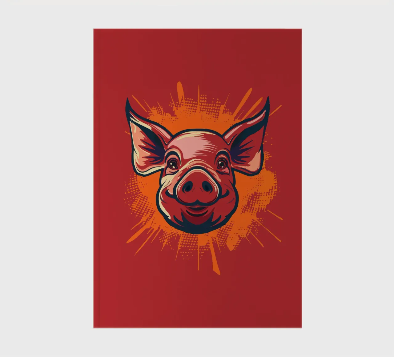 Pig notebook by Too Graphic