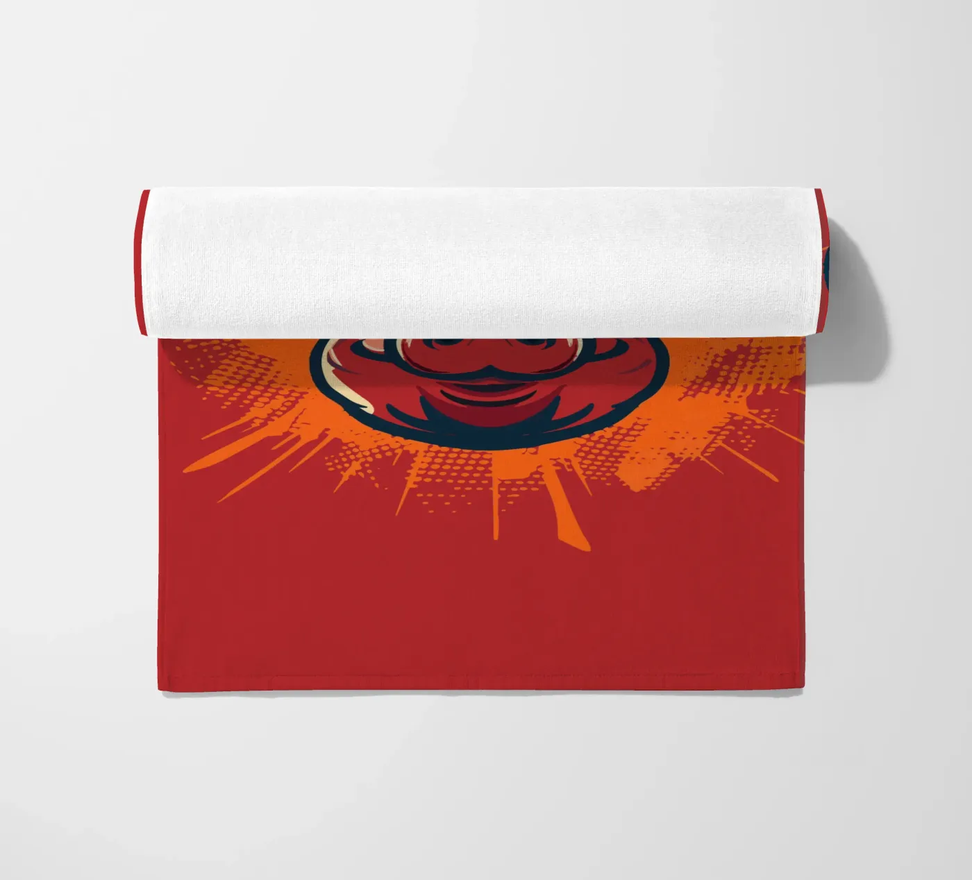 Pig beach towel by Too Graphic