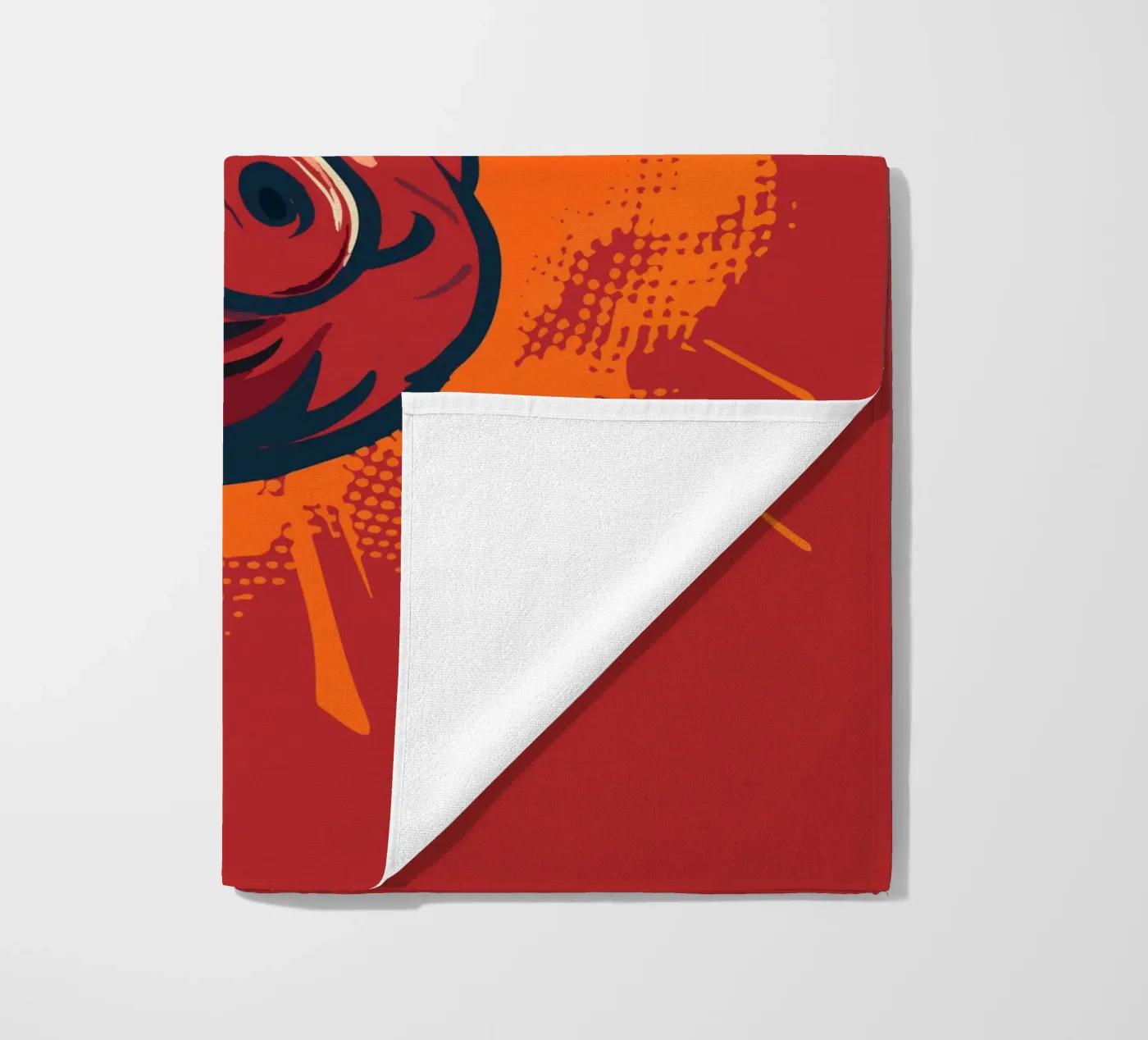 Pig beach towel by Too Graphic