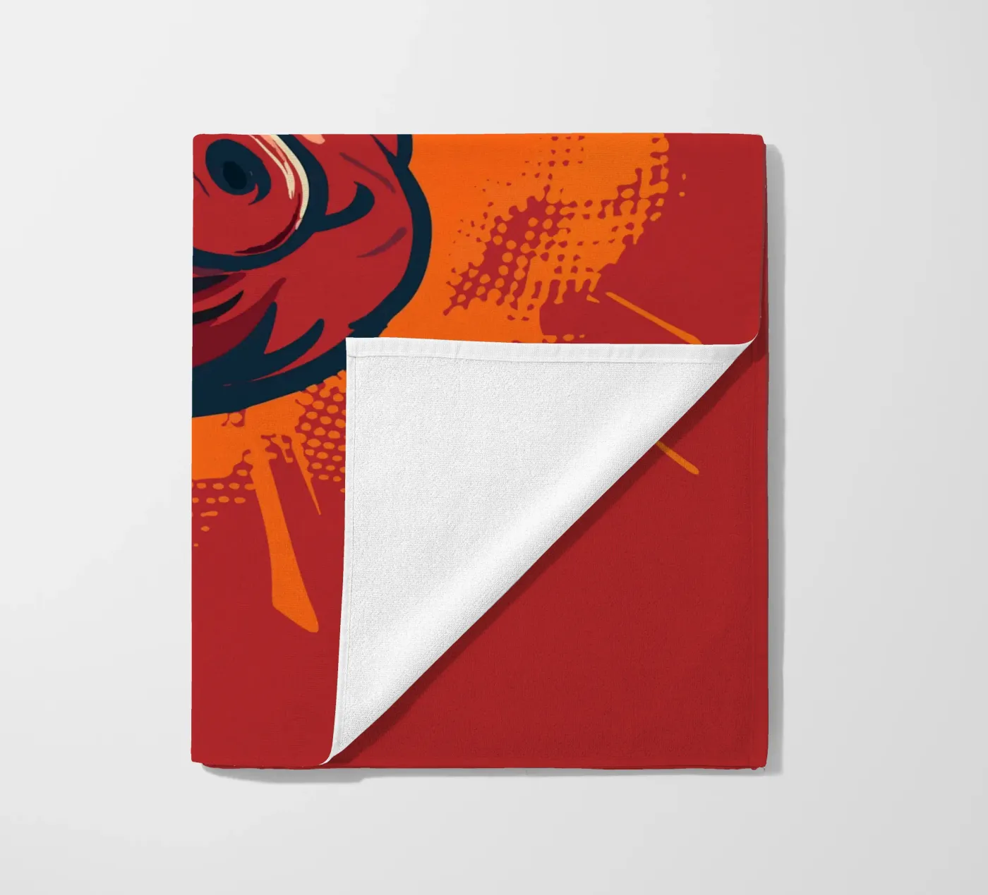 Pig beach towel by Too Graphic