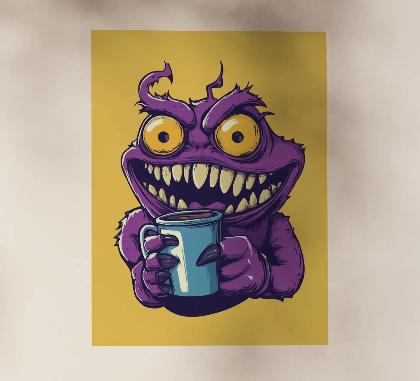 Coffeeeee! Backlit Folie von Too Graphic