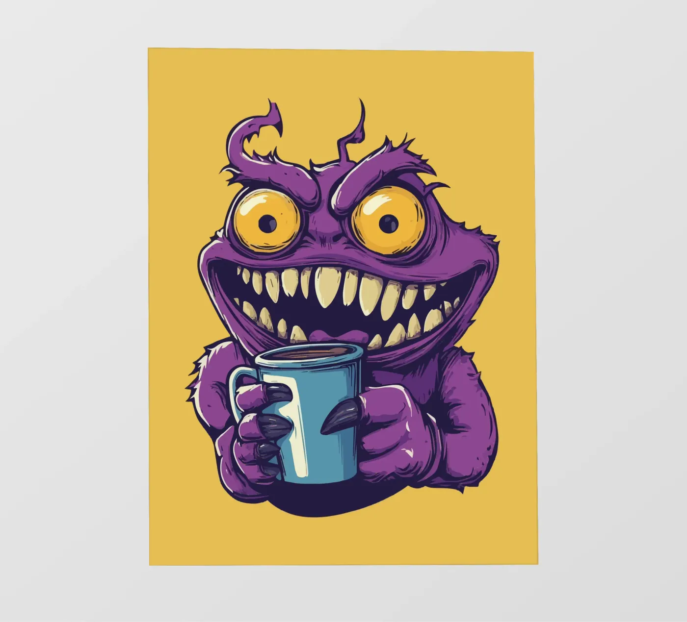 Coffeeeee! Backlit Folie von Too Graphic