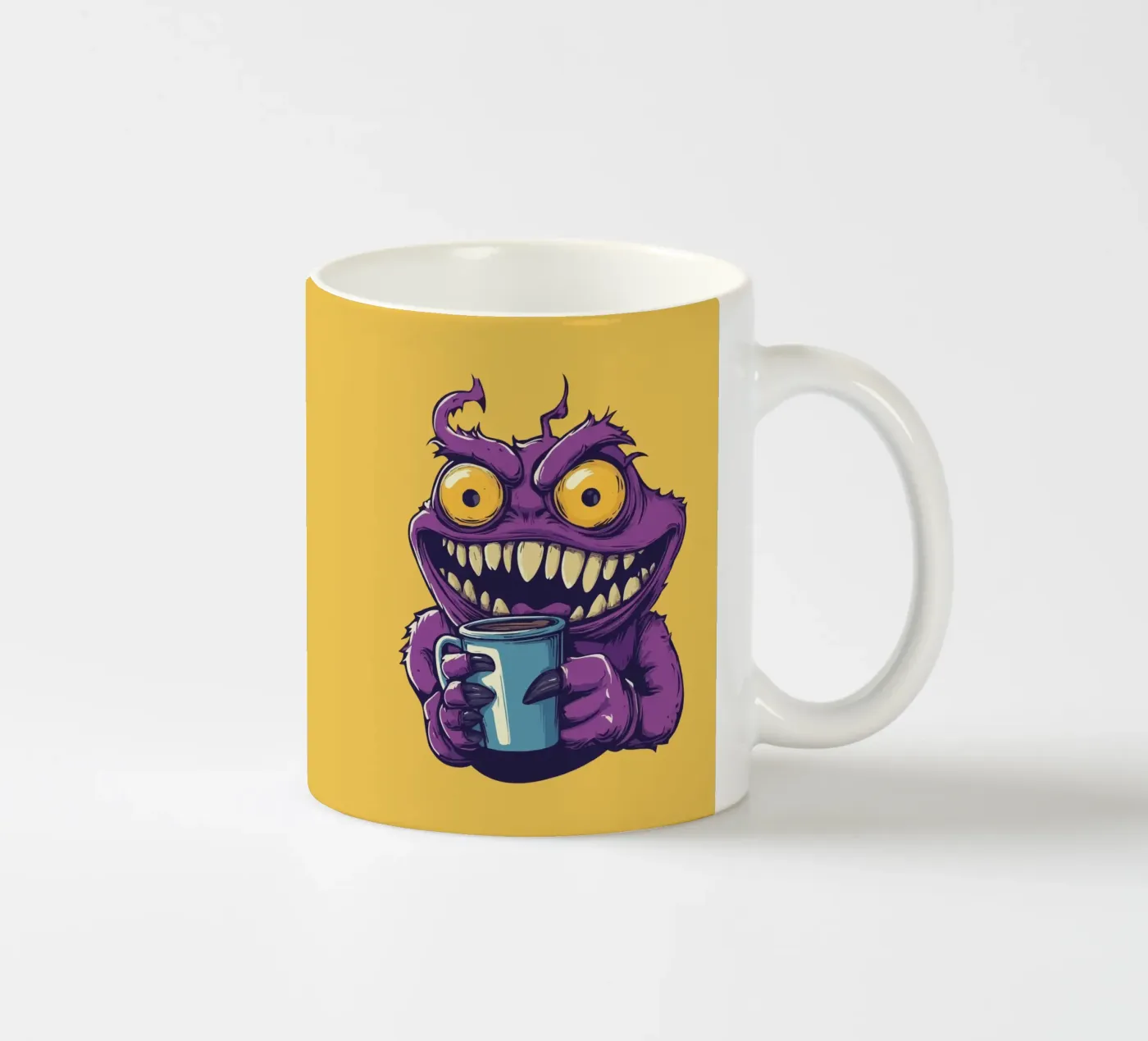 Coffeeeee! Keramik Tasse von Too Graphic