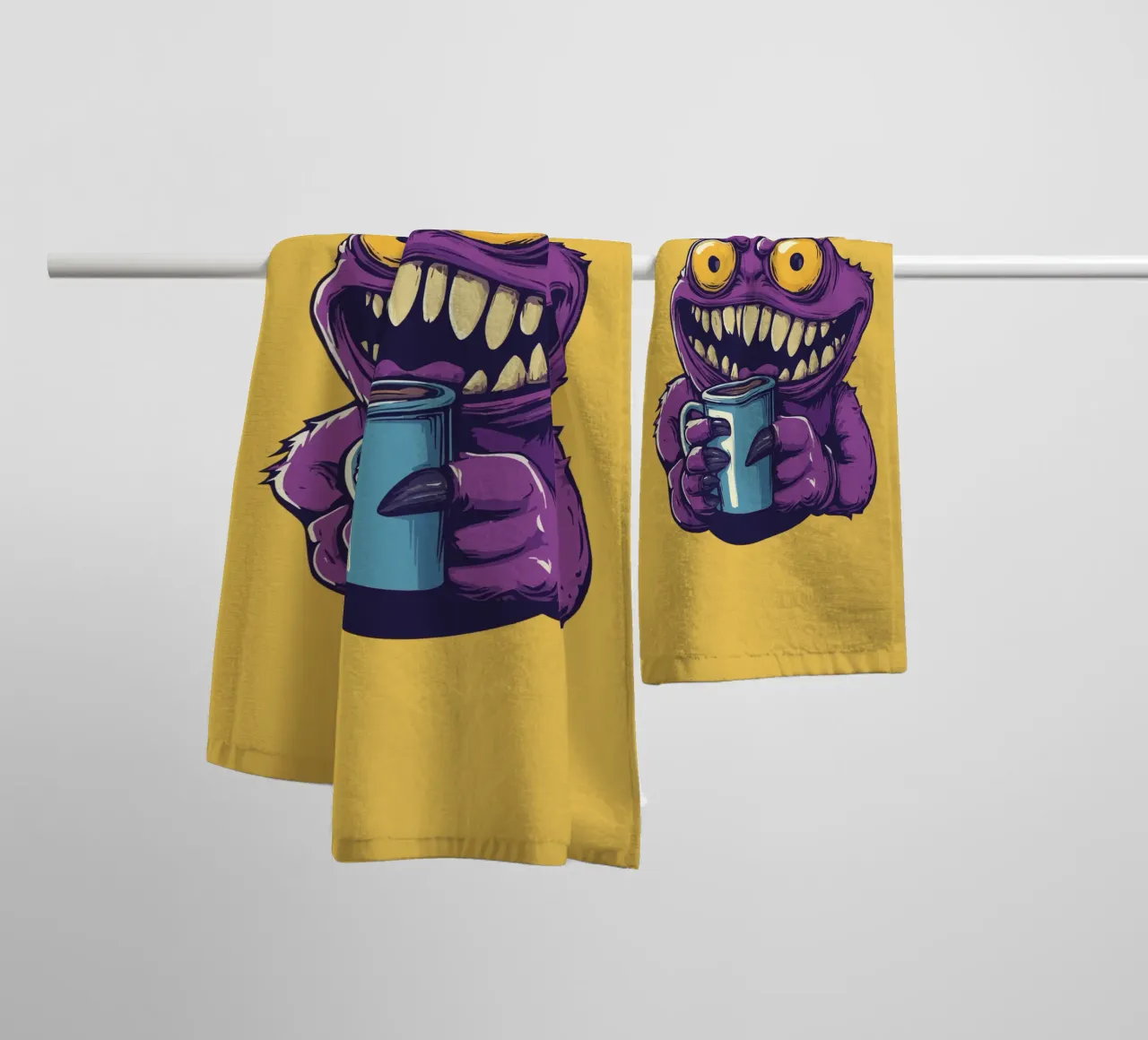 Coffeeeee! towel by Too Graphic