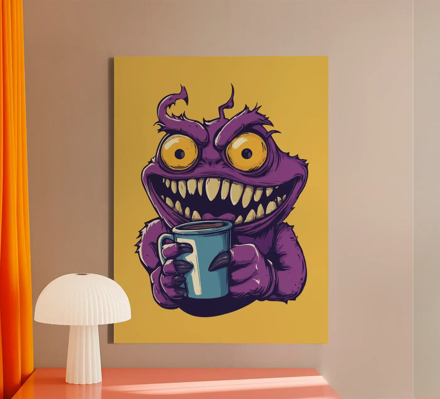 Coffeeeee! canvas van Too Graphic