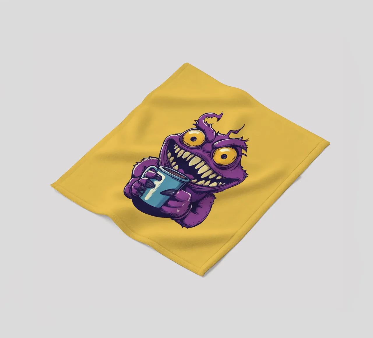 Coffeeeee! fleece blanket by Too Graphic