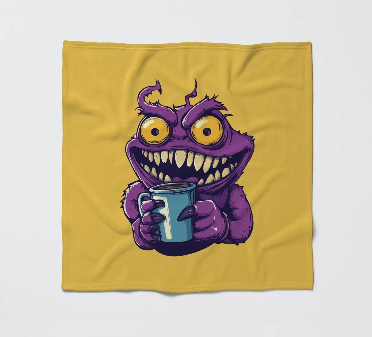 Coffeeeee! fleece blanket by Too Graphic