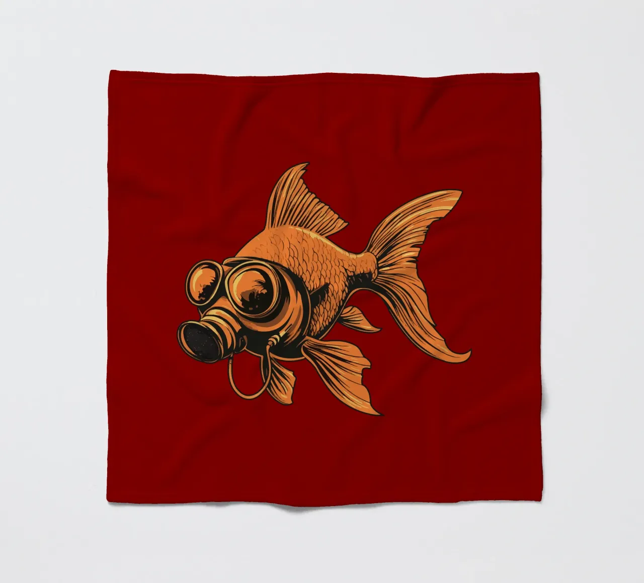 Fishy Fleecedecke von Too Graphic