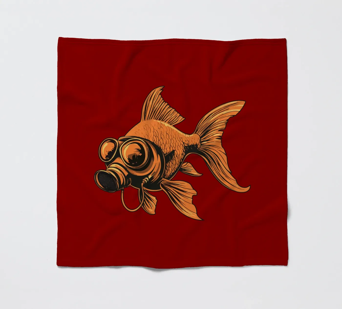 Fishy fleecedeken van Too Graphic