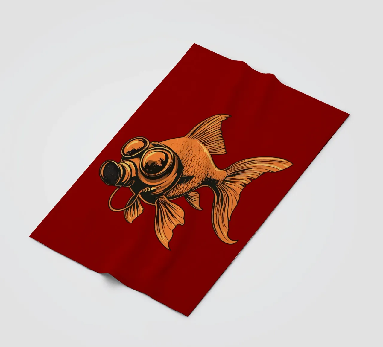 Fishy Fleecedecke von Too Graphic