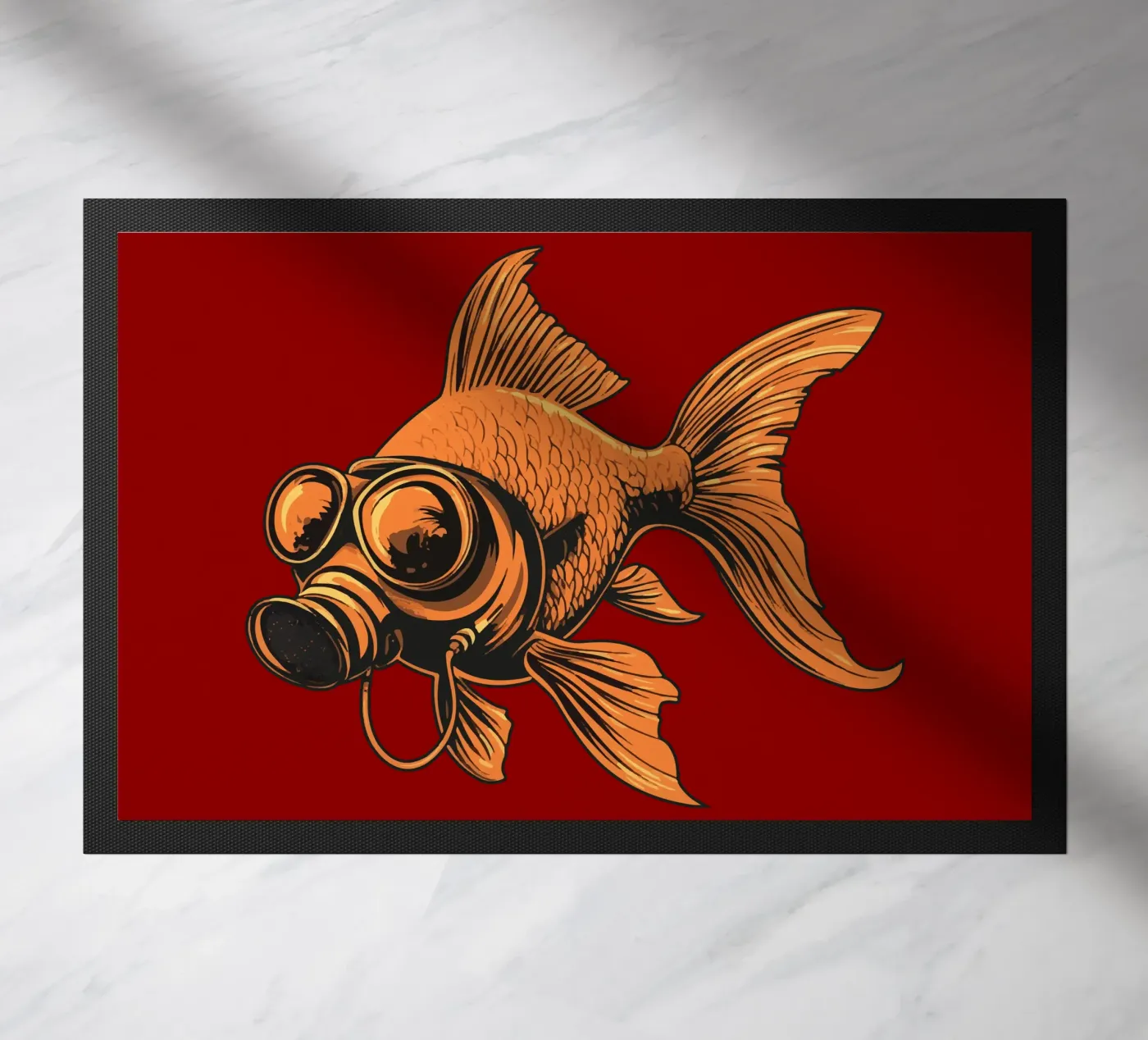 Fishy doormat by Too Graphic