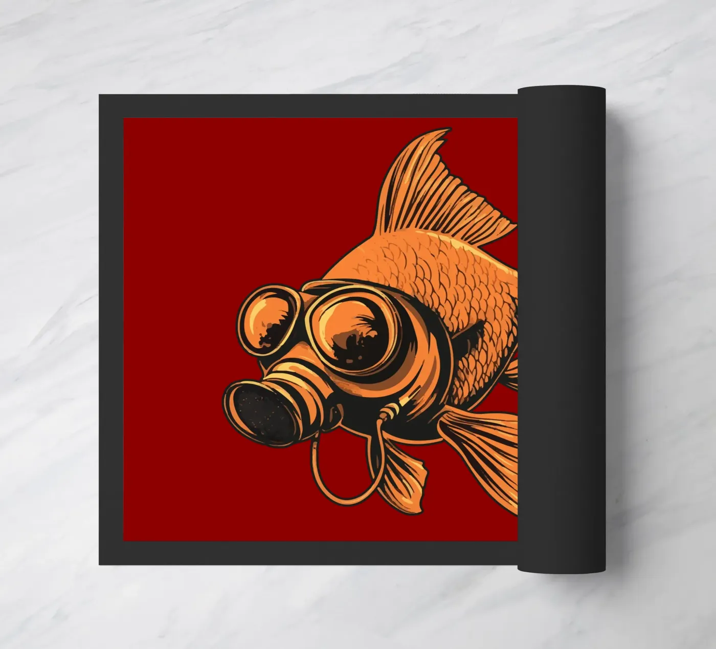 Fishy doormat by Too Graphic