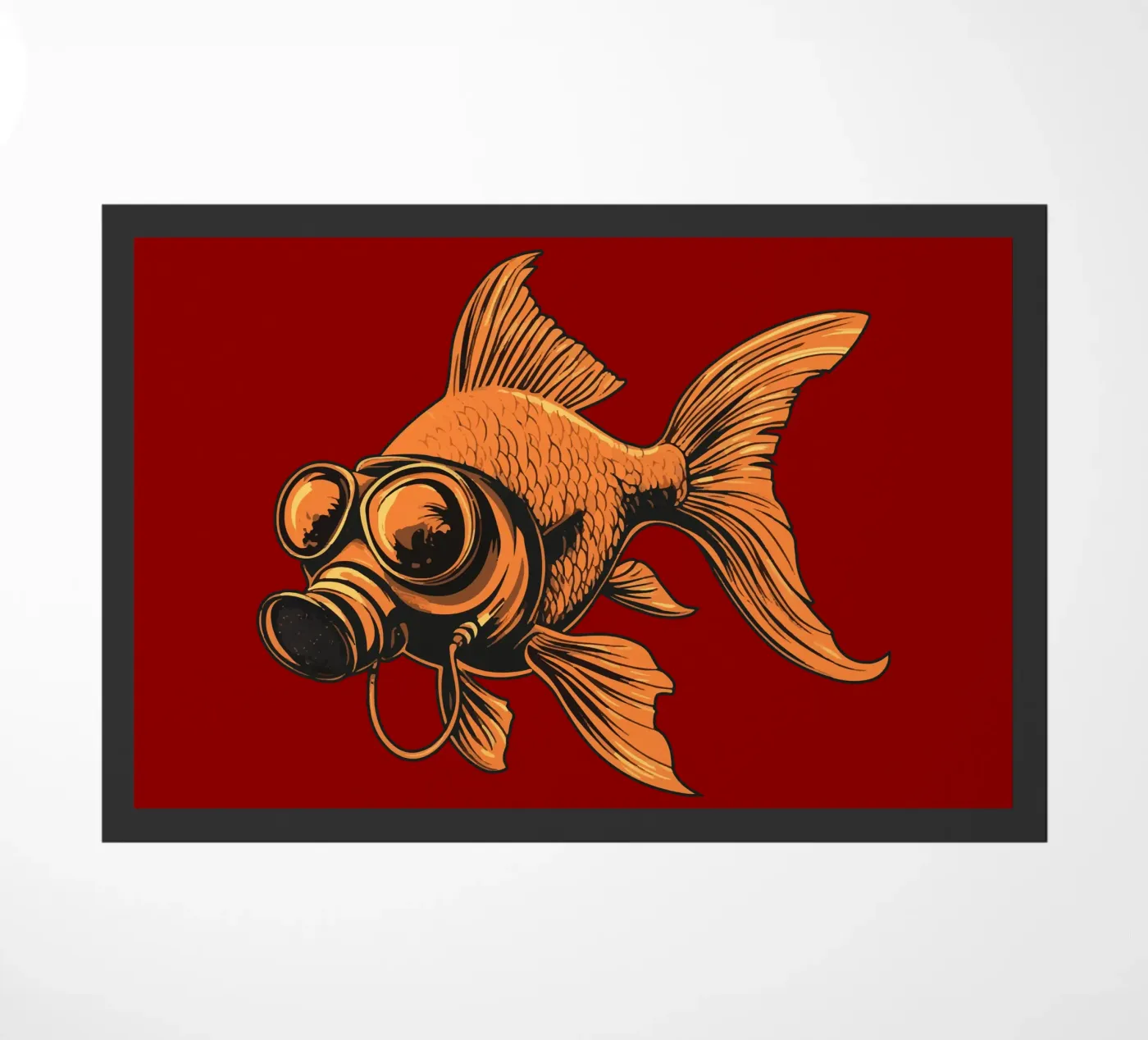 Fishy doormat by Too Graphic