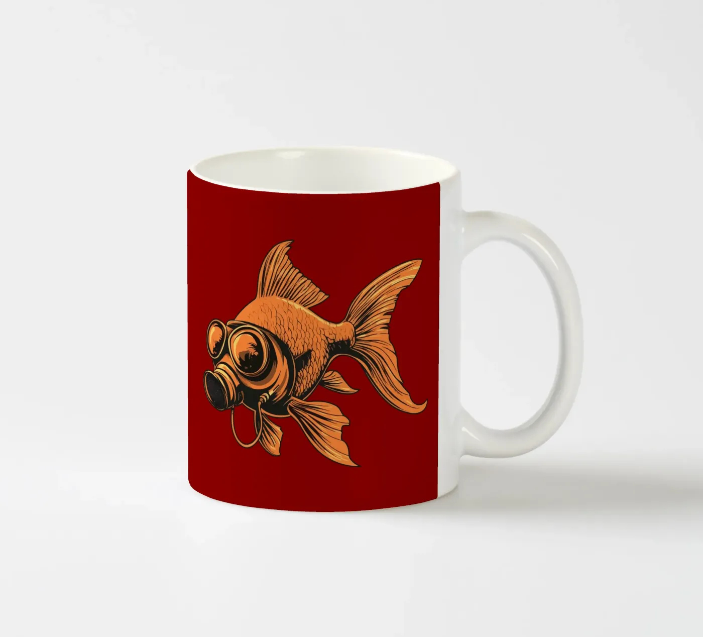 Fishy ceramic mug by Too Graphic