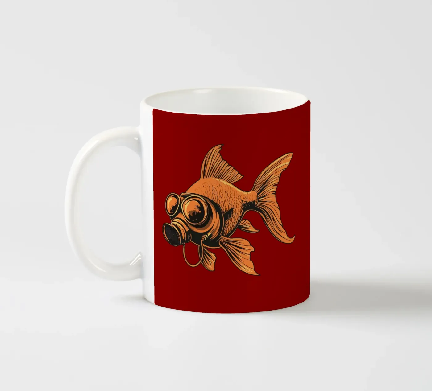 Fishy ceramic mug by Too Graphic