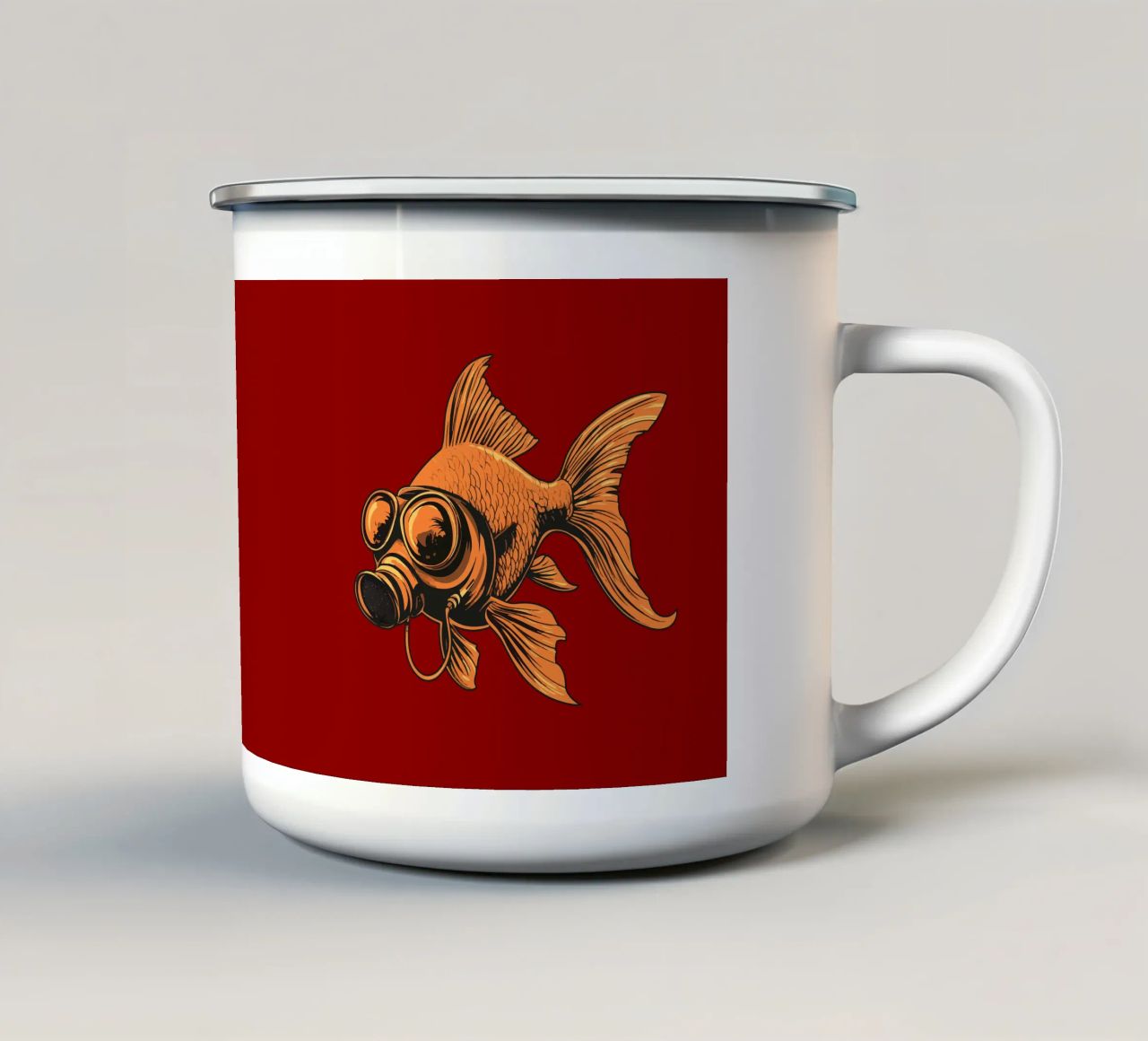 Fishy tazza in smalto da Too Graphic