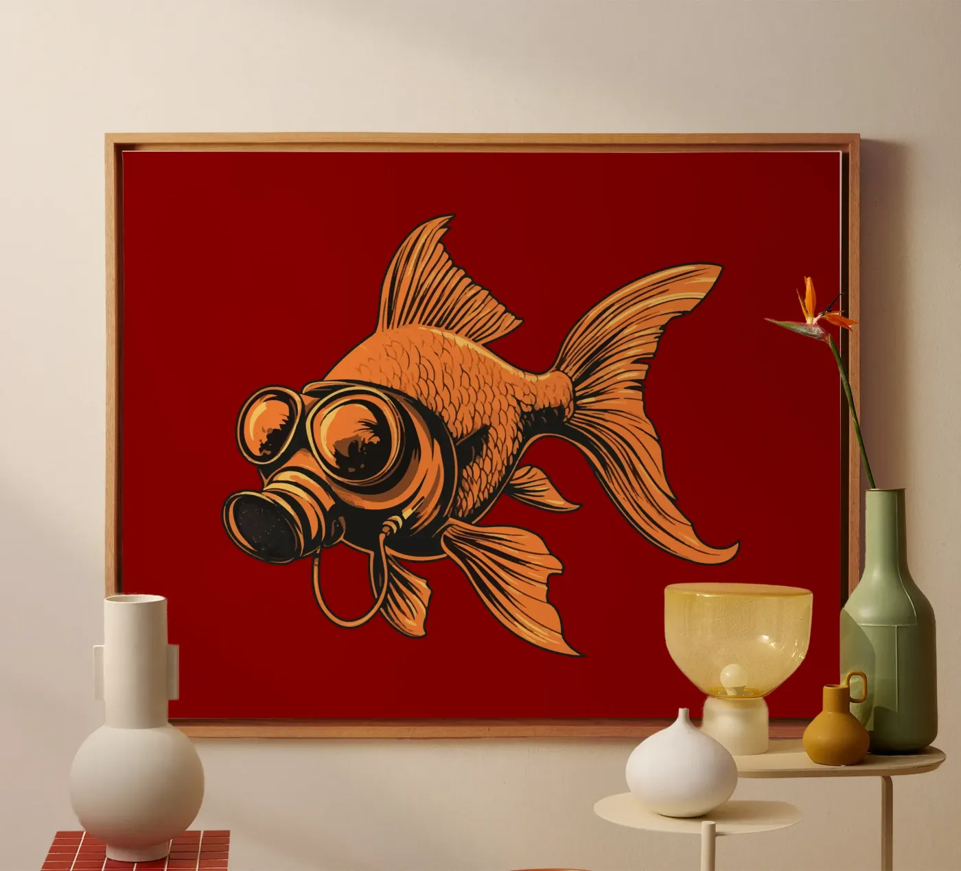 Fishy canvas van Too Graphic