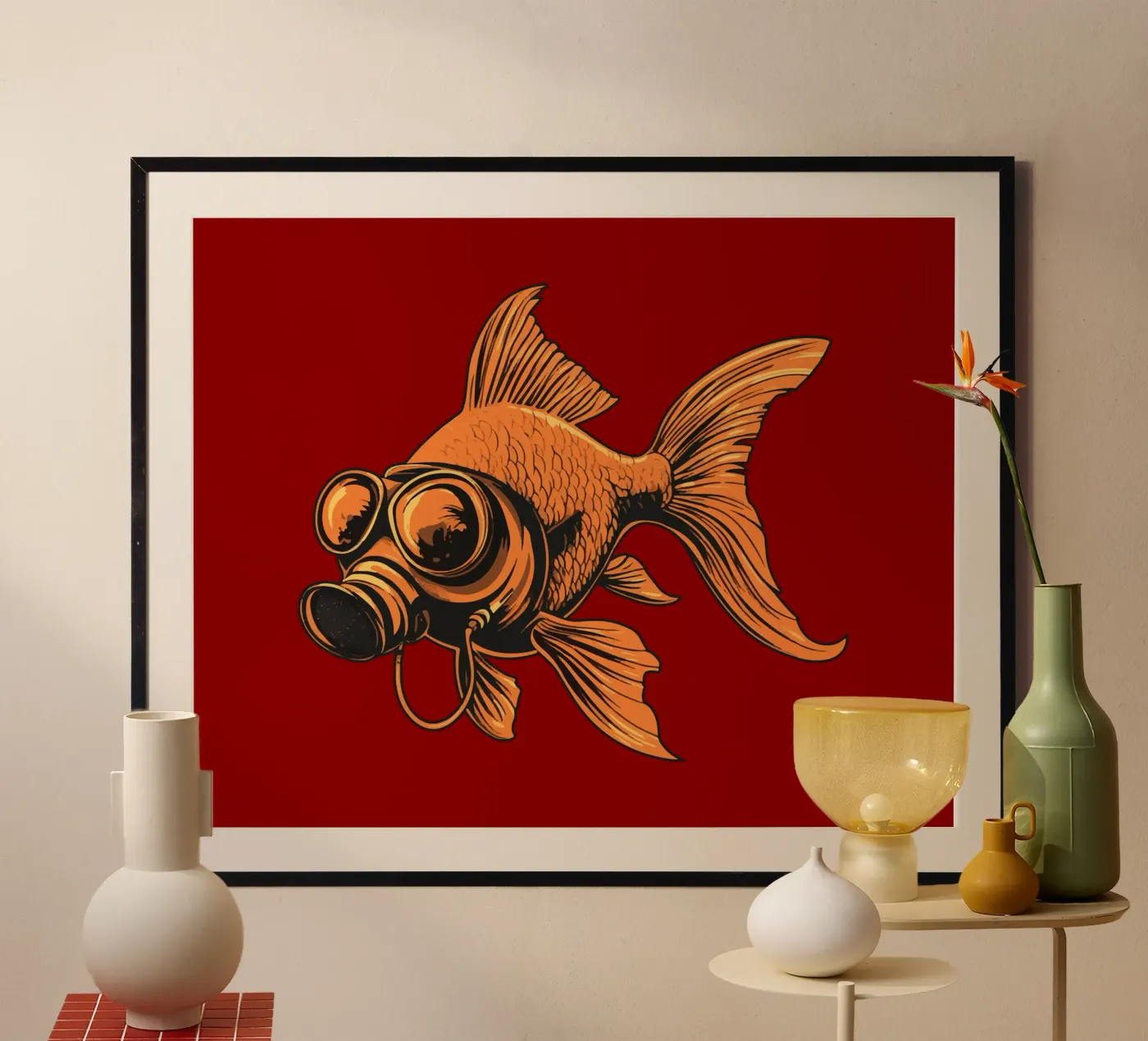 Fishy poster by Too Graphic