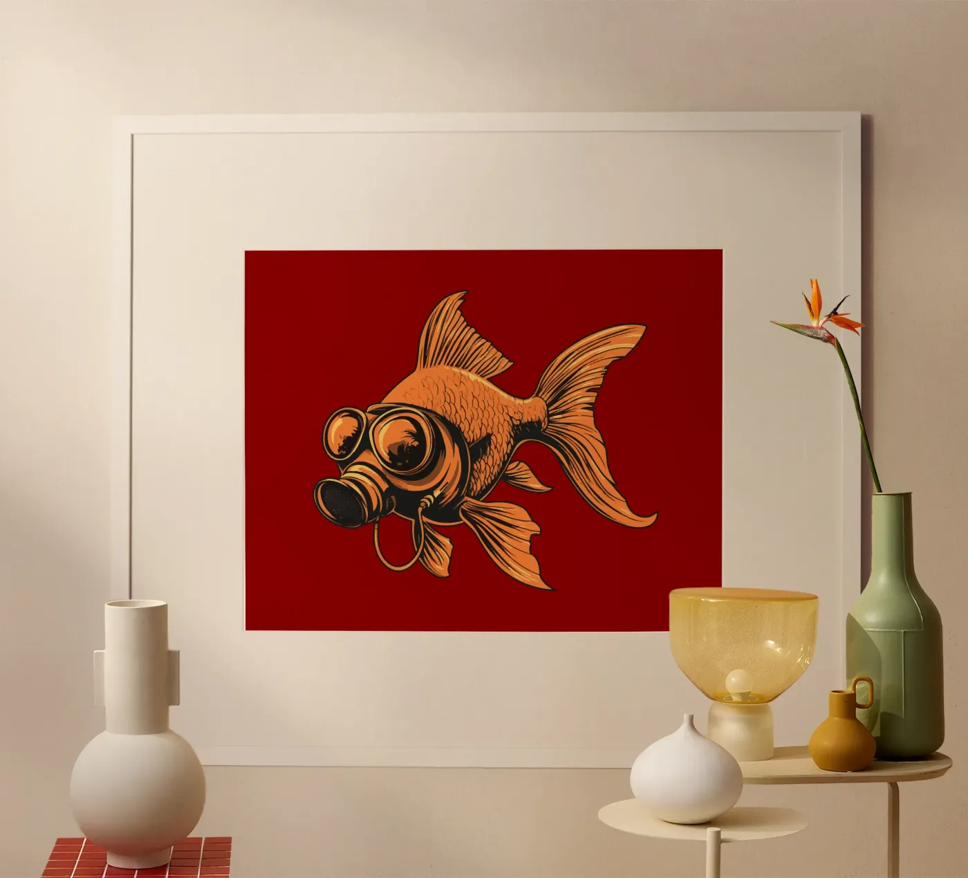 Fishy poster by Too Graphic