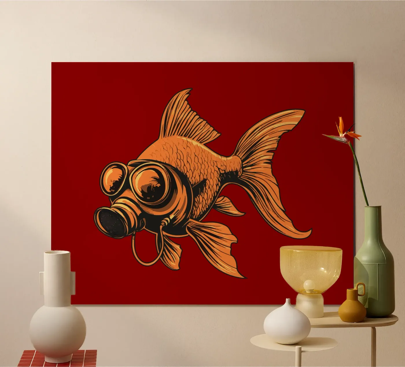 Fishy poster by Too Graphic