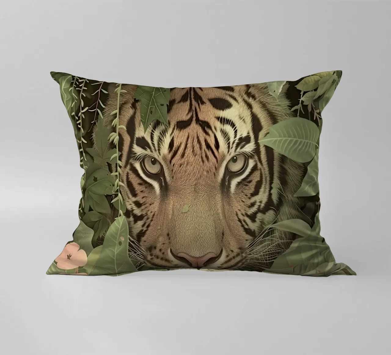 Between the Leaves decorative cushion by Rustic Grace Studio 02