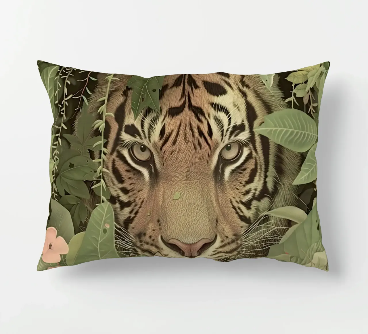 Between the Leaves decorative cushion by Rustic Grace Studio 02