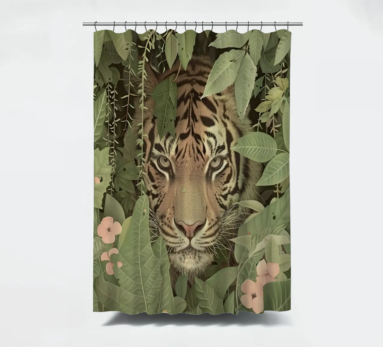 Between the Leaves shower curtain by Rustic Grace Studio 02