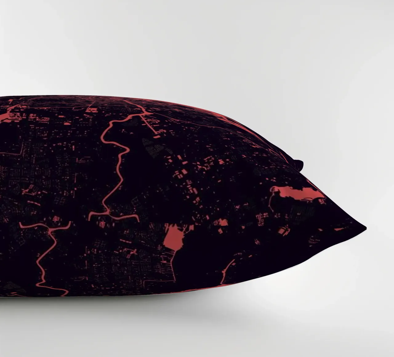 Amsterdam Purple Night cuscino da Urban Maps