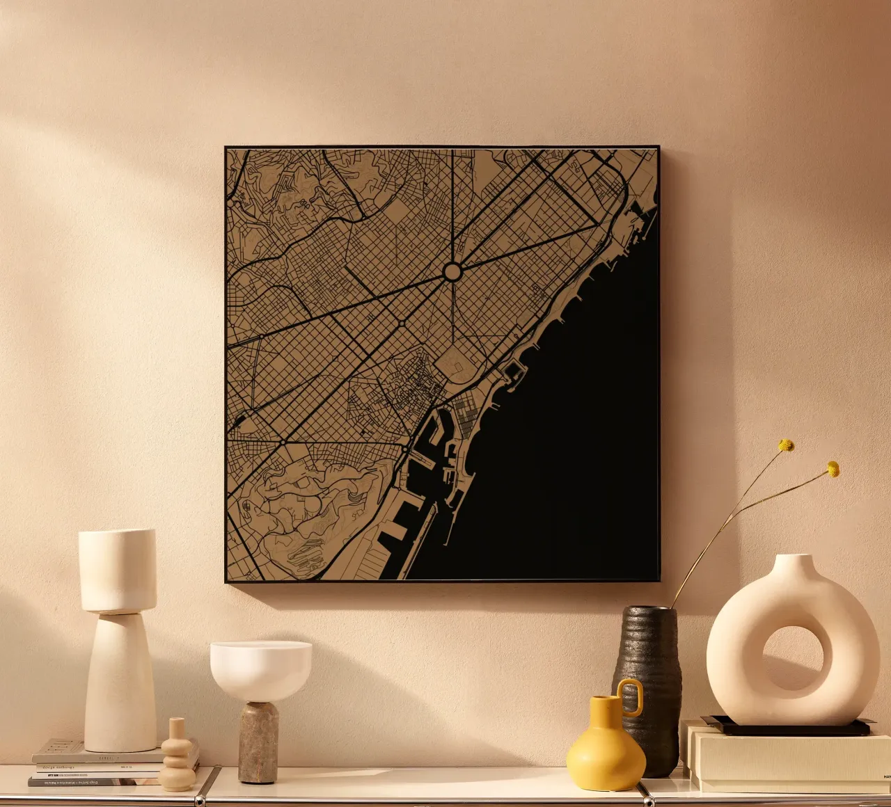 Barcelona Brown plexiglass da Urban Maps