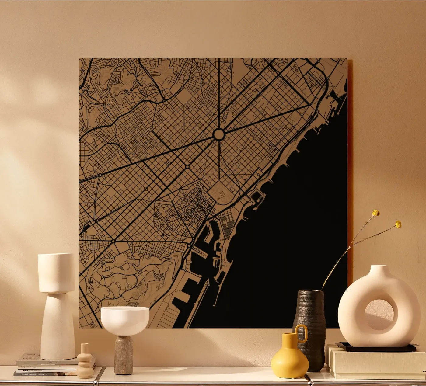 Barcelona Brown plexiglass da Urban Maps