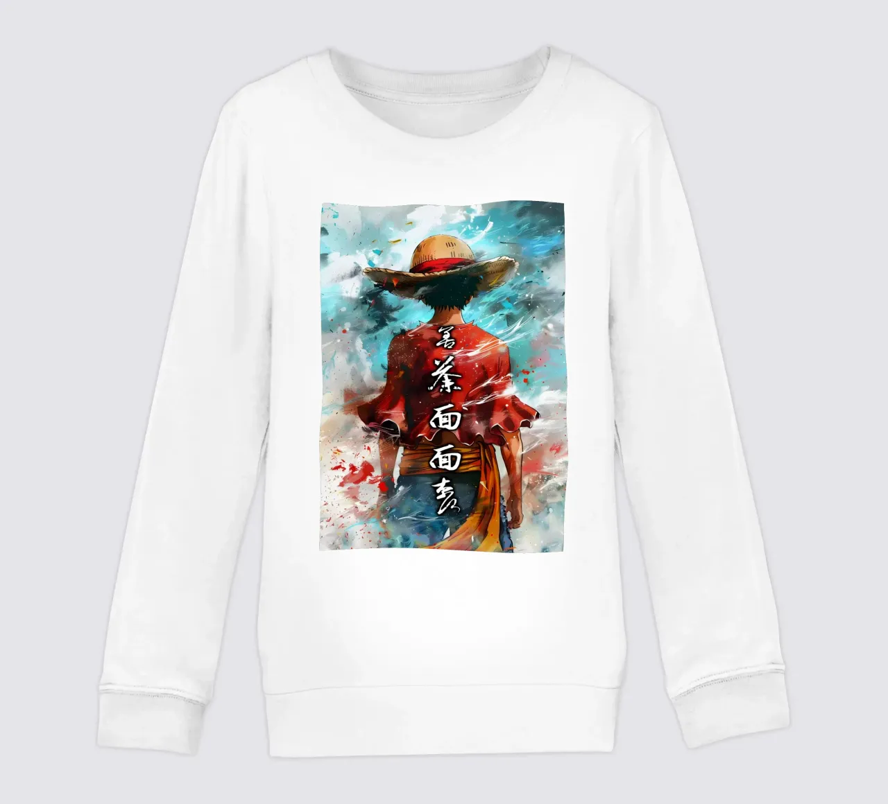Luffy One Piece kids sweatshirt by CreativeStudio