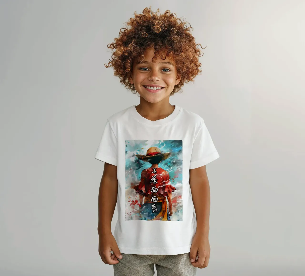 Luffy One Piece kids t-shirt by CreativeStudio