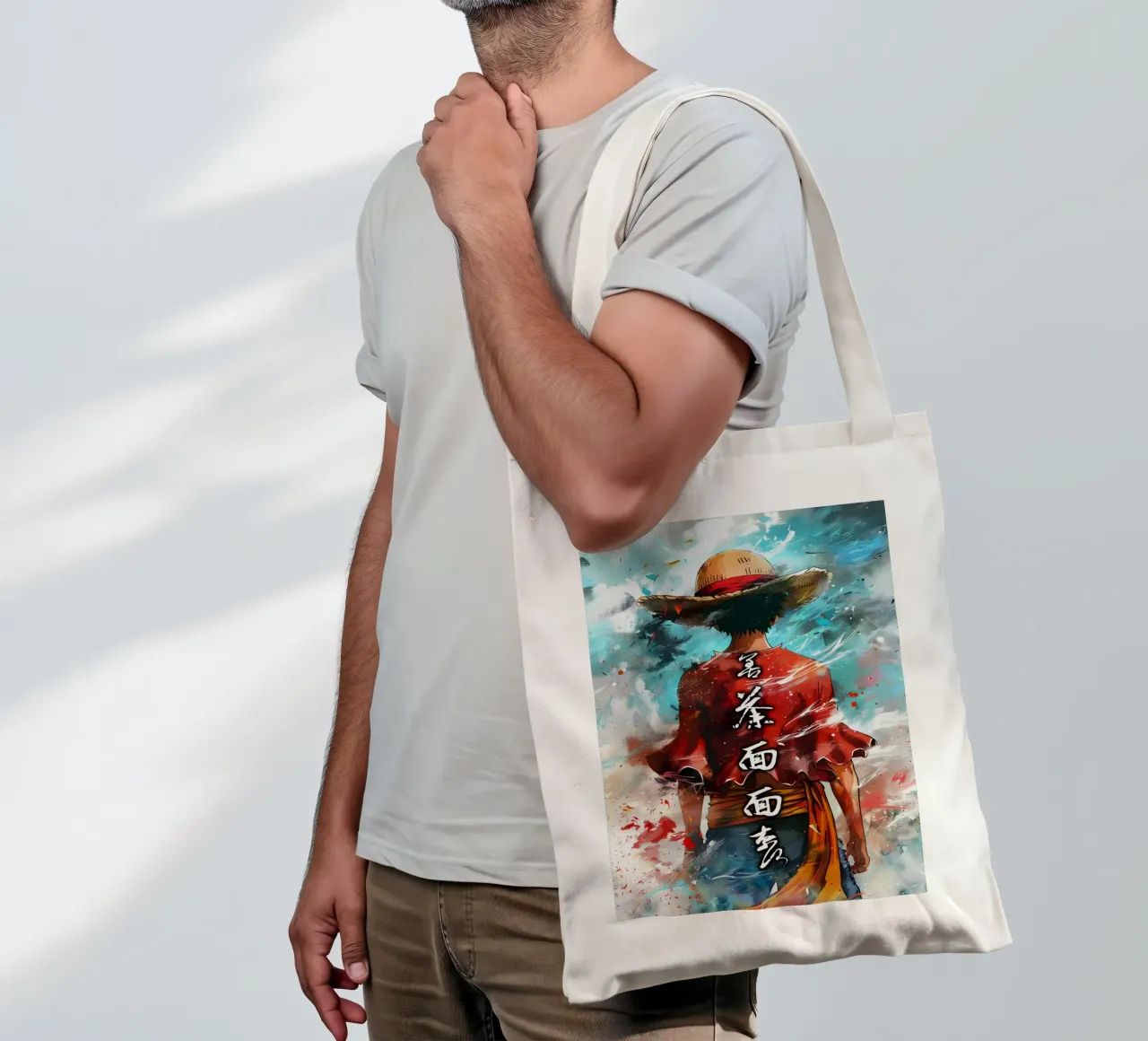 Luffy One Piece tote bag by CreativeStudio