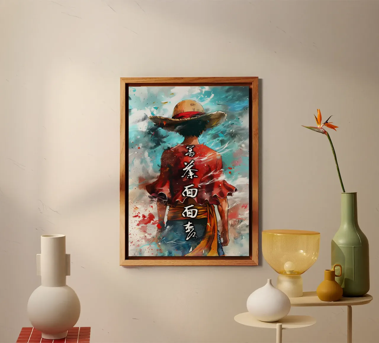 Luffy One Piece alluminio dibond da CreativeStudio