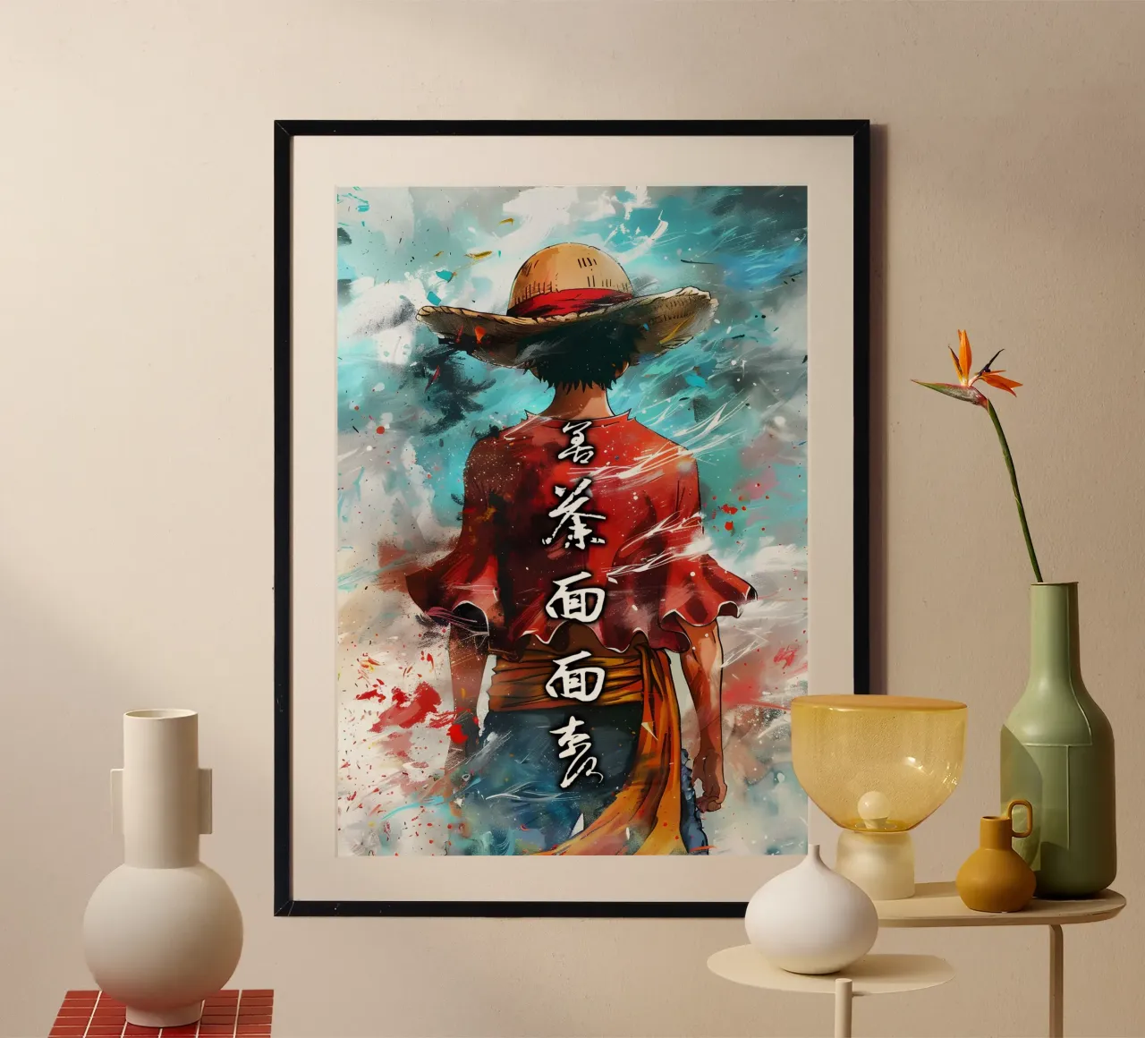 Luffy One Piece carta hahnemühle da CreativeStudio