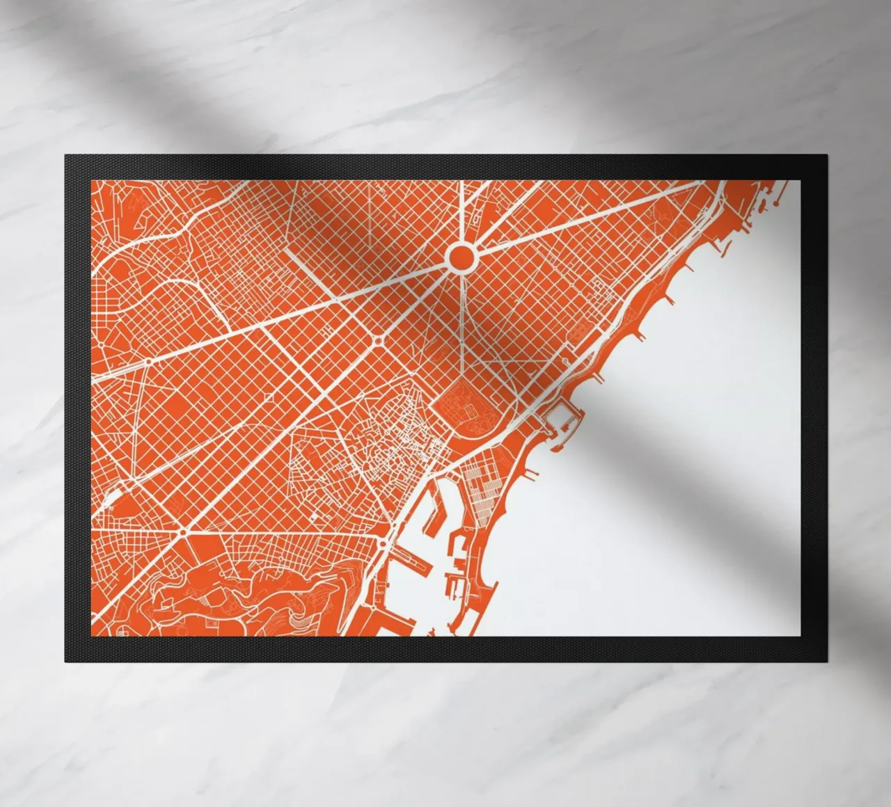 Barcelona Red zerbino da Urban Maps