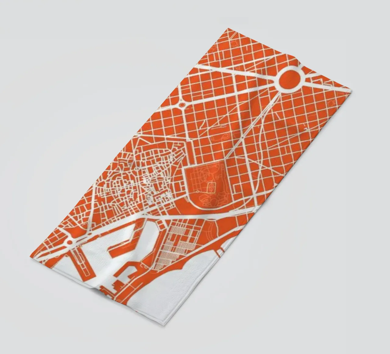 Barcelona Red telo mare da Urban Maps