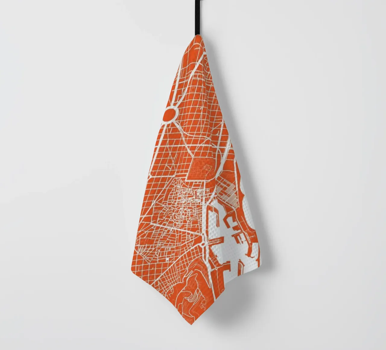Barcelona Red canovaccio da cucina da Urban Maps
