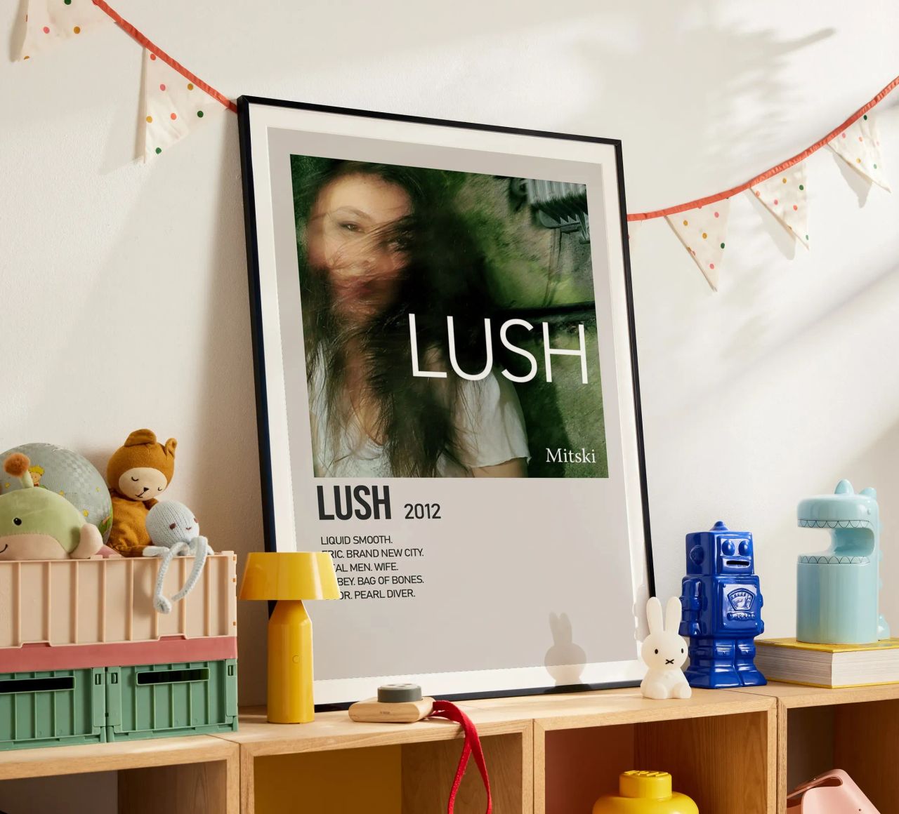 Mitski 2012 Lush Album Cover Bedroom Poster von SoundStudio