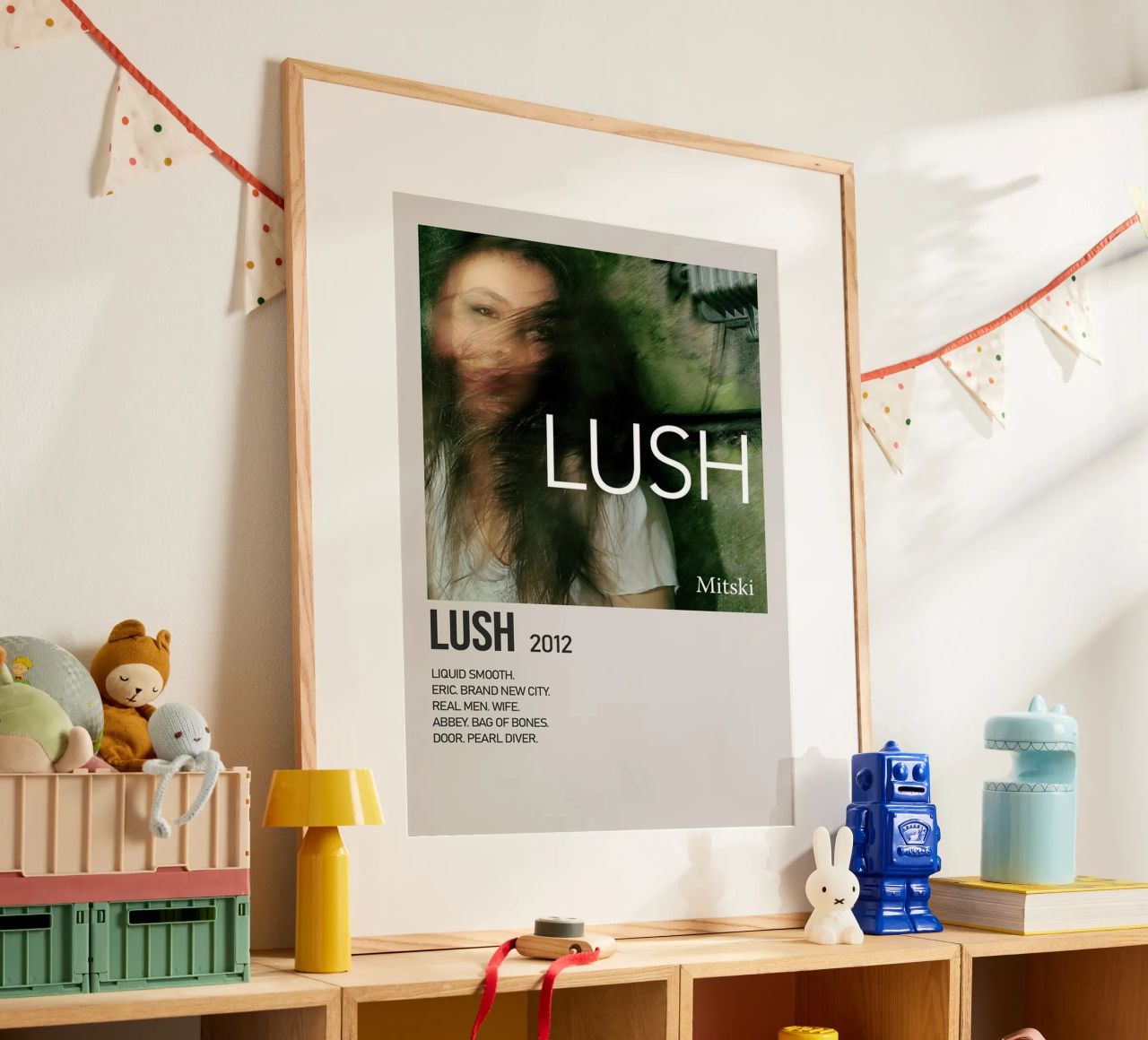 Mitski 2012 Lush Album Cover Bedroom Poster von SoundStudio